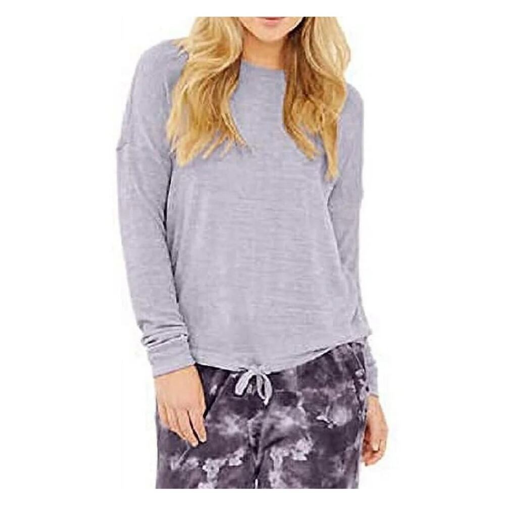 Three Dots Sweater Womens XL Light Purple Pullover Drawstring Waist‎ Soft Cozy